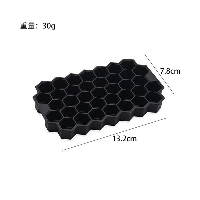 Large ice cube mold ice tray ice box silicone large square ice for home frozen ice cubes large food grade homemade handy gadget