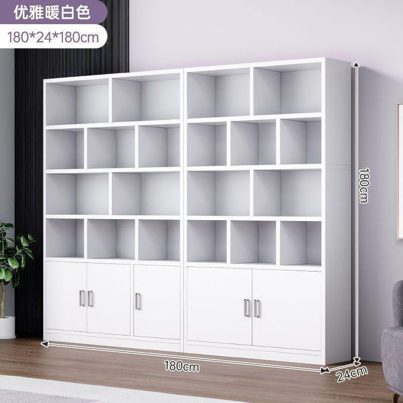 Bookshelf floor-standing storage rack living room for home wall-mounted storage cabinet storage cabinet office filing cabinet simple bookcase