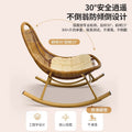 Rocking chair recliner adult garden balcony home leisure chair rattan chair outdoor patio chair lazy rocking chair adult