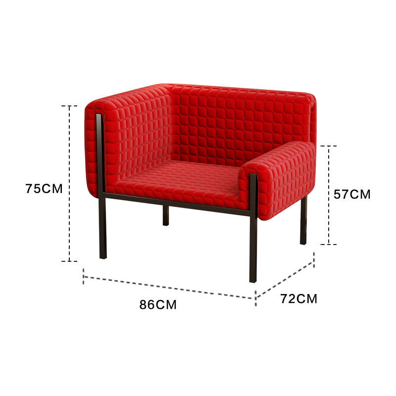 French casual space single fabric casual chair accessible luxury living room designer single chair sofa square bedroom normcore