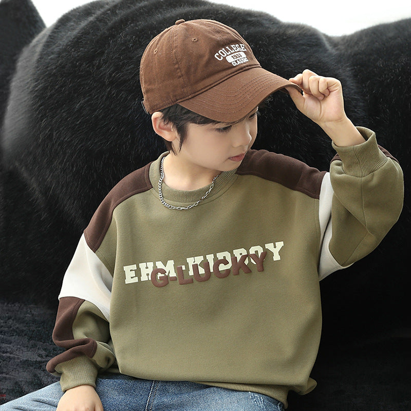 Kids' boys' autumn sweatshirt - spring/autumn style  new arrival - baby outerwear, stylish boy's autumn base layer top