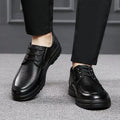 New arrival business formal leather shoes men's casual wedding groom british heightening summer breathable youth pointed toe men's shoes