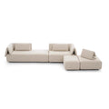 Source factory modular sofa designer house envelope sofa large apartment cream style living room fabric sofa