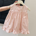New summer french sleeveless babydoll top for girls - trendy and stylish tank top for baby girls - children's clothing