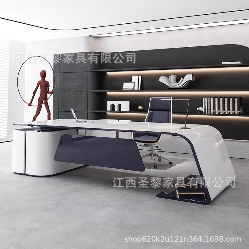 Saint li boss desk paint manager office president desk casualfashion computer desk executive desk designer