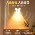 Rechargeable human body induction light for bedroom, no wiring, no punching, wall light, room entrance door magnetic suction bedside night light