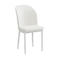 Modern casual back chair leather casual chair restaurant soft bag negotiation chair for home three-line chair dining chair