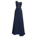 new european and american style african women's one-shoulder sexy maxi dress -  &  - train evening gown for banquets