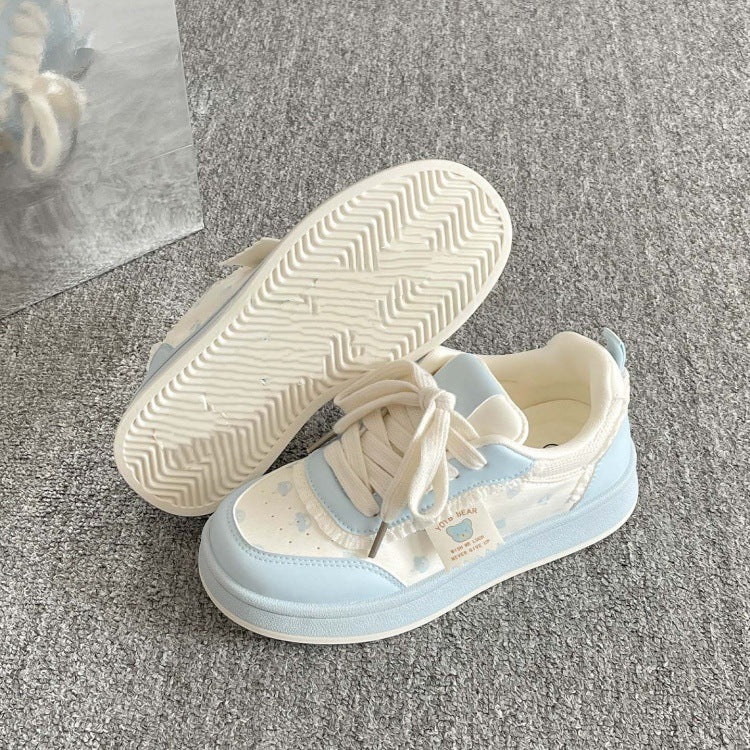 Casualeasiest for match shoes for girls thick soleautumnew arrival 2026 campus style sneakers for women white shoes german training shoes