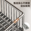 Kitchen stainless steel rag drain rack sink rag rack pool faucet dishwashing steel ball storage drain rack