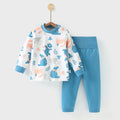 Baby autumn clothessuitspring autumbaby autumn clotheslongs pure cottonheattechintimatespajamashigh waistseparatesboys and girls