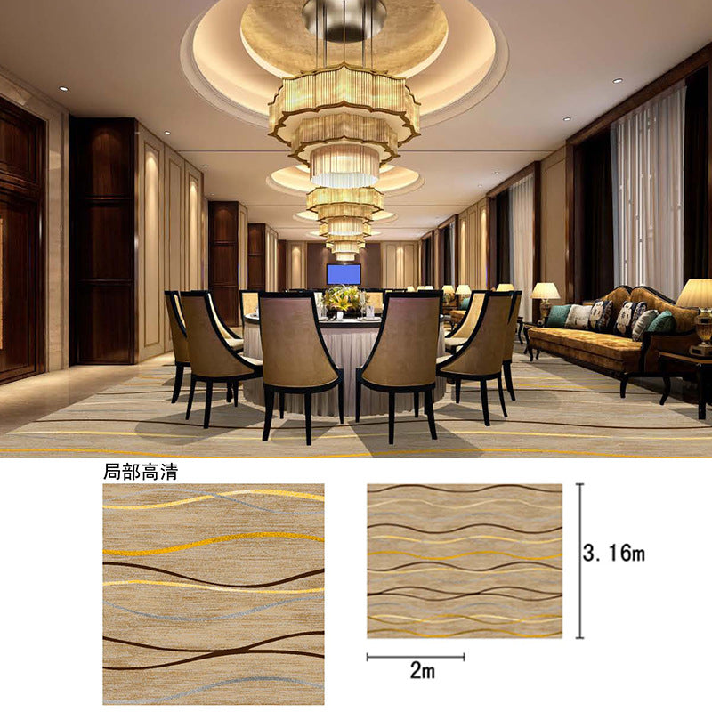 Vip meeting room reception area carpet, thickened nylon fire-retardant large area full coverage hotel stage conference hall carpet