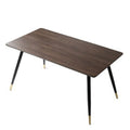 Amazon dining table - nordic modern minimalist restaurant table - iron leg rectangular mdf table - dining table
