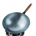 Iron pot uncoated cooking pot non-stick pot for home old-fashioned hand-forged round bottom cooking pot gas gas stove special