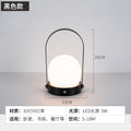 Danish ins girl charging table lamp bedroom bedside lamp camping portable creative bar restaurant atmosphere touch lamp