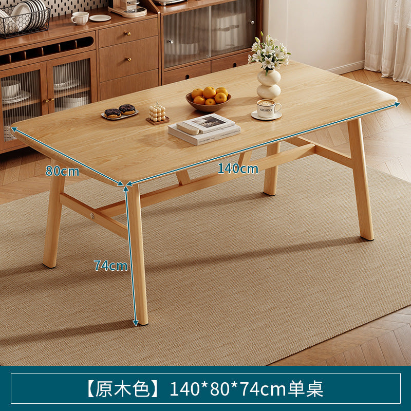 Dining table for homesmall apartment medieval dining table rectangular modern casual rental room dining and commercial table and chair combination