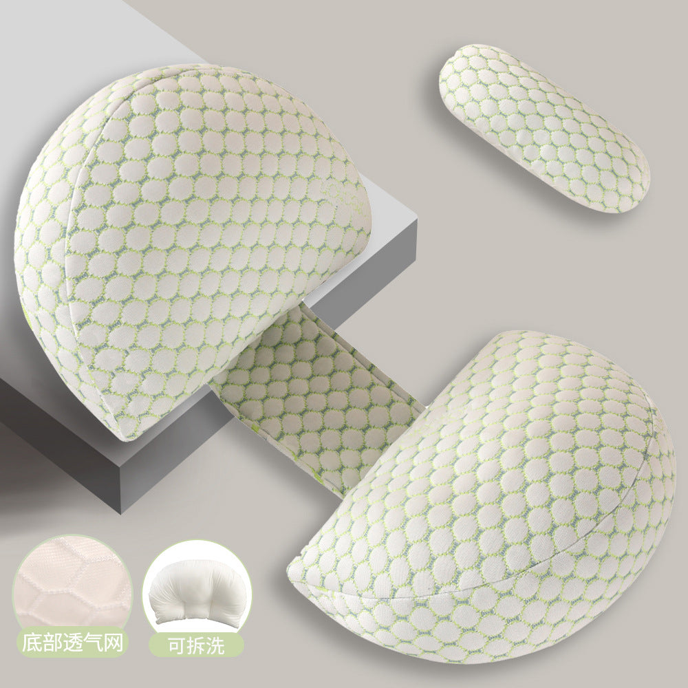Pregnancy pillow - multi-functional support for side sleepers: u-shaped pillow for back, waist, and belly support - perfect for relaxation and comfort