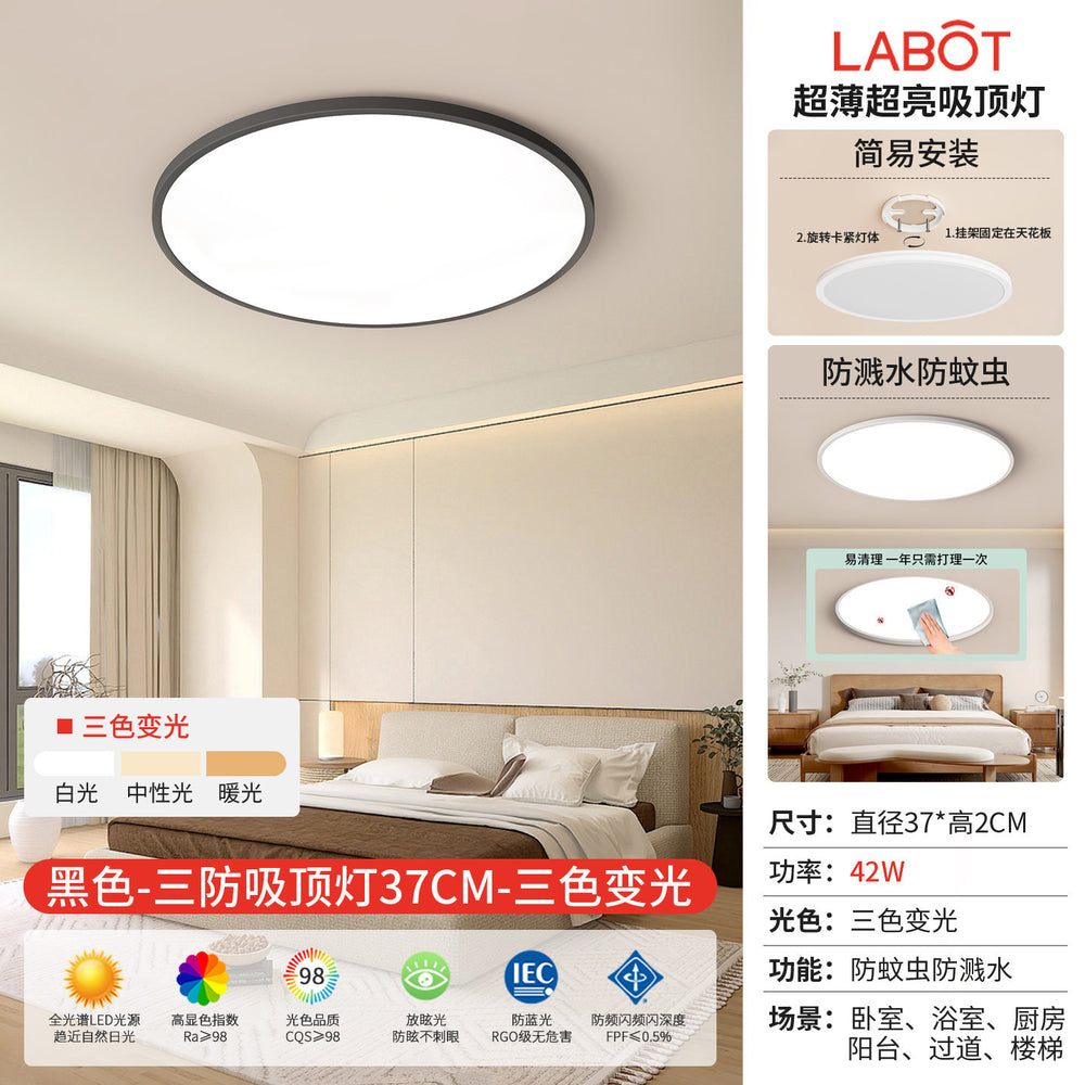 Led ceiling light - minimalist modern style for master bedroom, living room, hallway, kitchen, balcony - eye protection main lighting