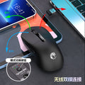 Leikui x8 wireless mouse - bluetooth dual-mode lightweight gaming mouse with rechargeable battery and 2.4g connectivity, featuring screen display