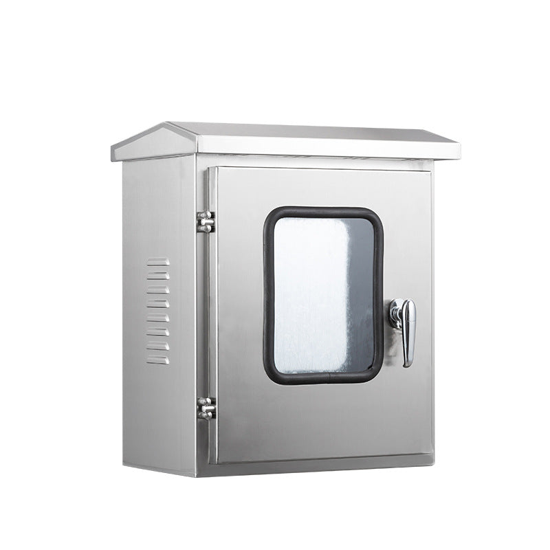 201/304 Indoor and outdoor stainless steel distribution box Double door rainproof monitoring, wiring strong electric instrument, control box