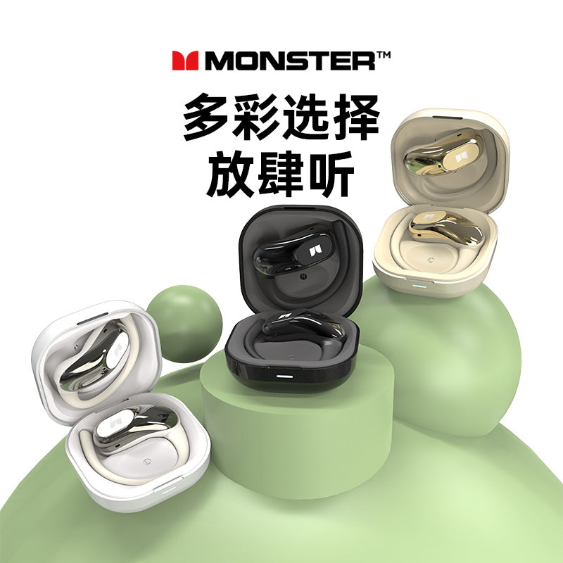 Suitable for monst/mosheng mq036/sound wireless bluetooth headset ear-mounted sports noise reduction non-in-ear high quality