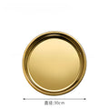 Export stainless steel tray, beautiful plate, for homeclassy jewelry storage tray, hotel commercial metal disc