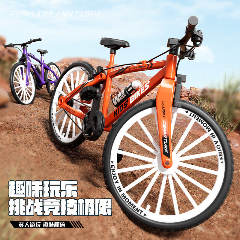 simulation bicycle model toy car competition extreme mountain off-road bicycle creative decoration ornaments wholesale