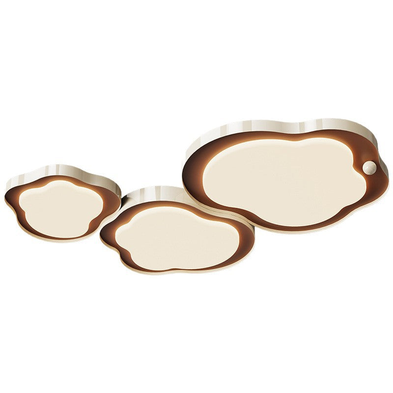 Cream wind living room ceiling light French medieval cloud hall main light 2025 new lighting whole house package combination