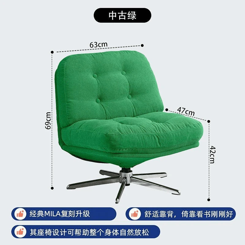Factory direct light luxury chidori grids iron single sofa chair popular chair back chair small balcony lazy sofa
