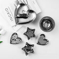 Trendy, electroplated silver heart ceramic plate - high-end desktop organizer for jewelry and cosmetics