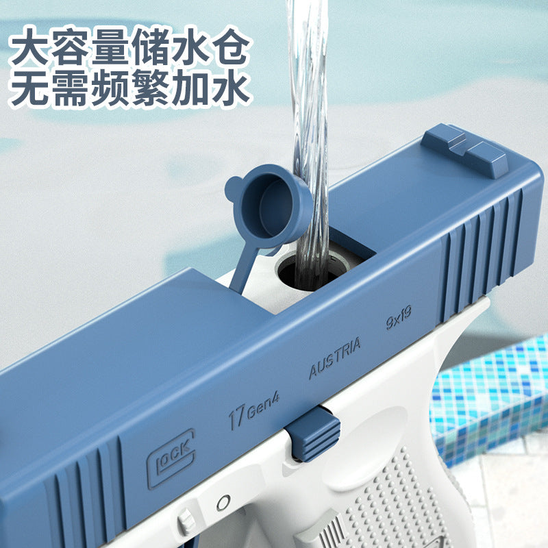 Mini manual glock water gun - rechargeable water gun - kids' toy - squirt & splash - super long range
