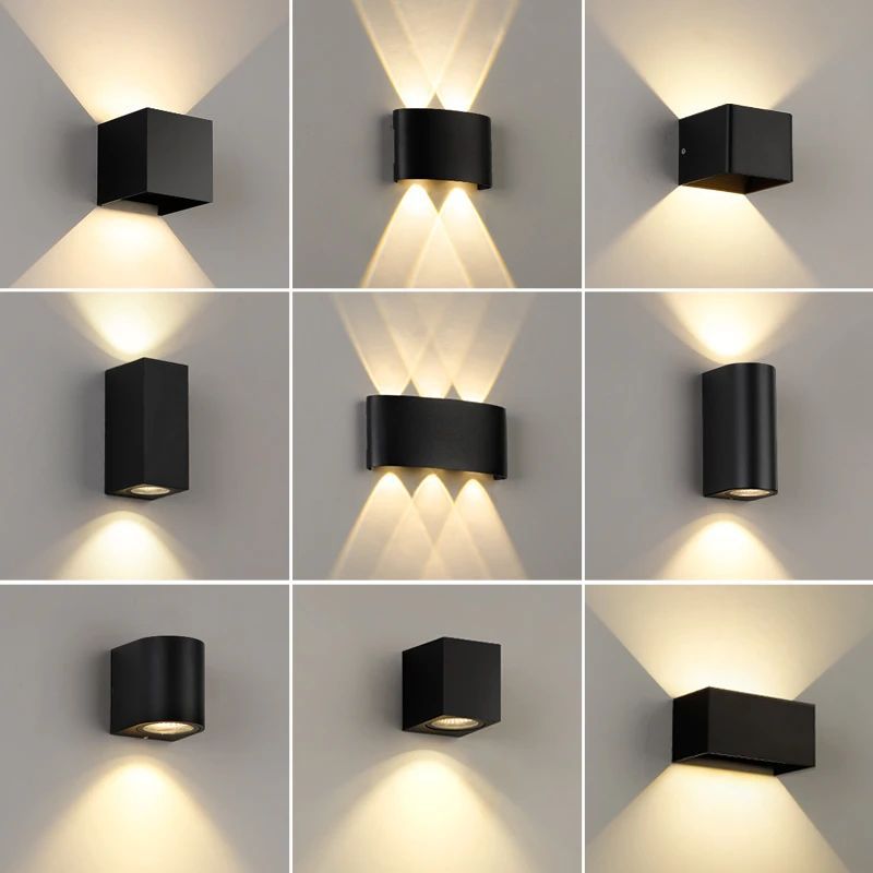 Outdoor wall light waterproof outdoor wall washer minimalist modern living room bedroom bedside aisle balcony terrace lamp