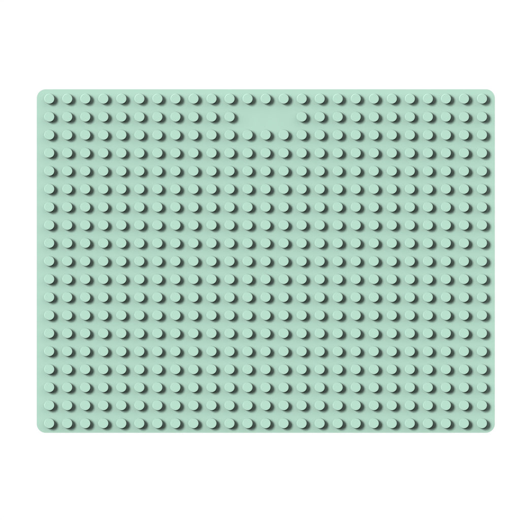 explosion square FDA silicone building block folding mat children's educational toys silicon building block mat
