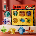Kids educational science and education luban lock structure ball unlock ring rubik's cube intelligence primary school student kongming lock gift toy