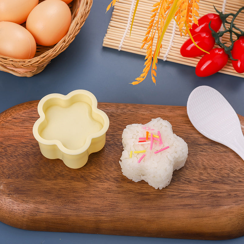 Multi-layer rice ball mold heart shape diy military ship sushi mold baking tool multi-layer sushi supplementary food bento tool