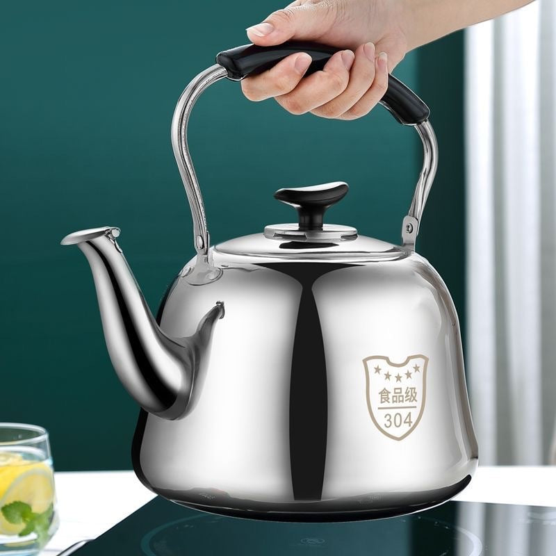 Stainless steel whistling large-capacity classical water kettle gas for homeinduction cooker hot water kettle open flame water kettle