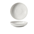 Scandinavian creative embossed ceramic noodle bowl for home restaurant stylish high-looking pure white fruit salad bowl soup bowl