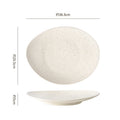 14.3inch plate - bright sesame
