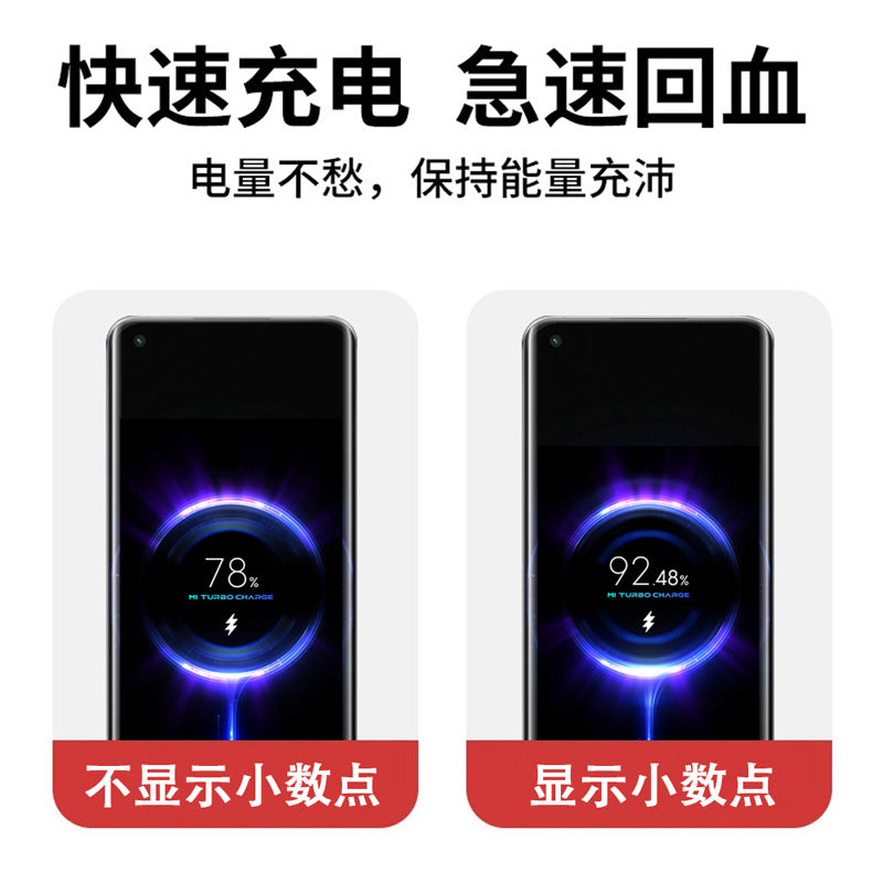 55w charger compatible with xiaomi 11, gan 11 pro/ultra phone, 67w adapter, k40