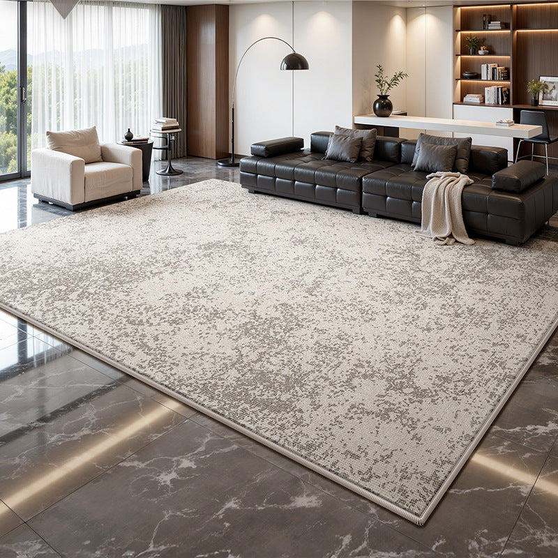 Carpet living room italian light luxury normcore style gray high-end waterproof sofa home floor mat large area full coverage
