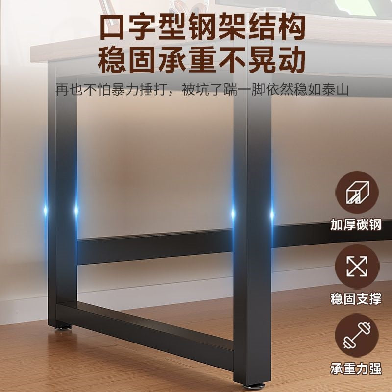 Computer desk desktop home office desk student desk study desk wall-mounted long table simple rental house