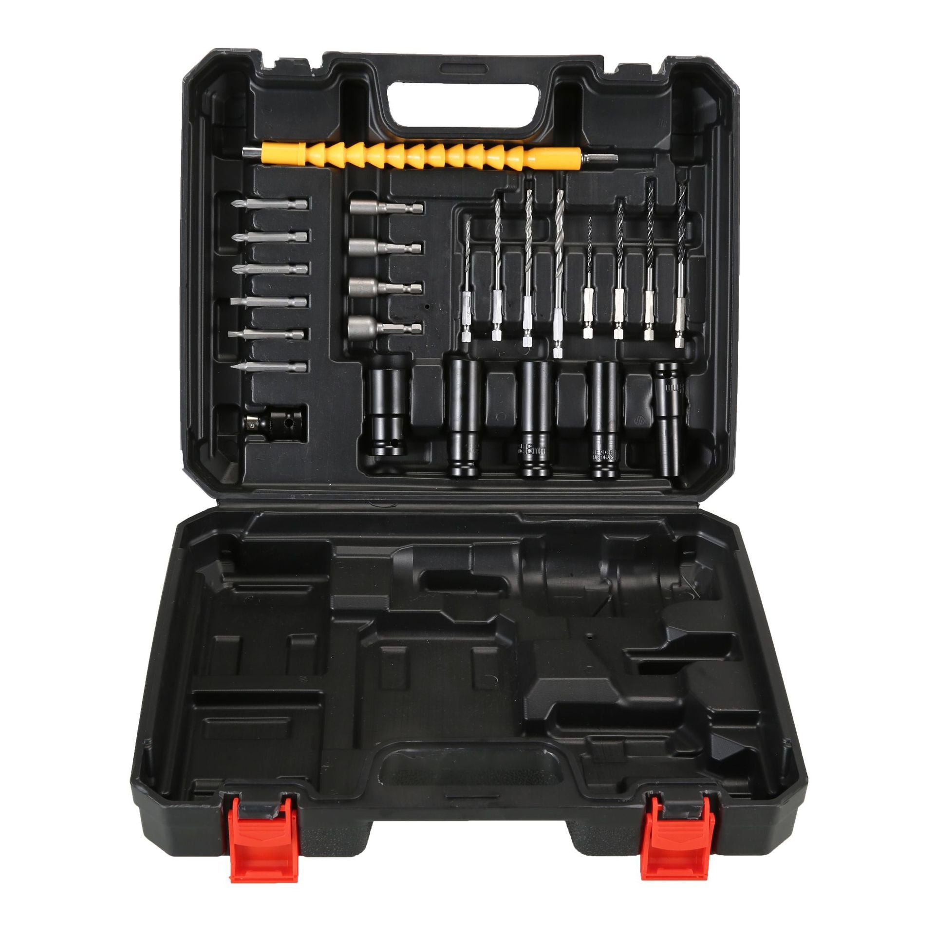 Lithium battery drill set blue toolbox set, household electric screwdriver set combination toolbox set