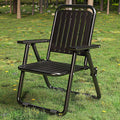 New arrival outdoor armchair courtyard office chair balcony chess and card casual back chair foldable outdoor casual living room