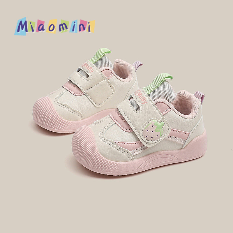 spring/autumn new casual baby boys' first walker shoes, toddler soft sole breathable unisex infant shoes