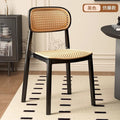 Household dining chairs, commercial dining tables and chairs, plastic rattan chairs, office chairs, antique rattan chairs, backrest chairs, breathable outdoor stools