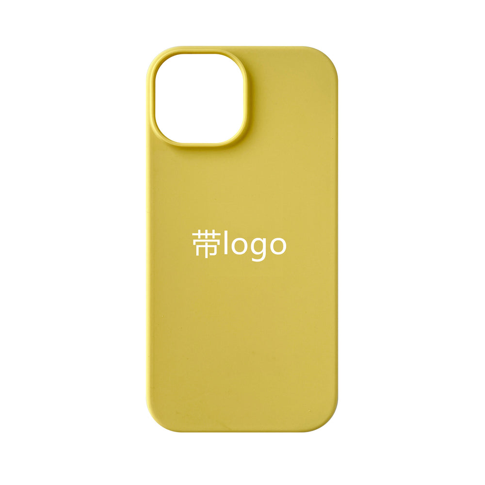 Premium liquid silicone full coverage case for apple iphone 15, solid color protective cover for iphone 14 pro max