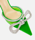 Green slippers 8.5cm