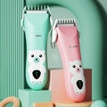 Baby-safe display charging hair clipper with ceramic blades - home hair trimmer for kids - waterproof hair cutting machine