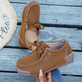 plus sizespring & fallnew arrival rocking shoes plaid soft bottomladieswear shoes hidden heelthick solecasualflats women's wholesale