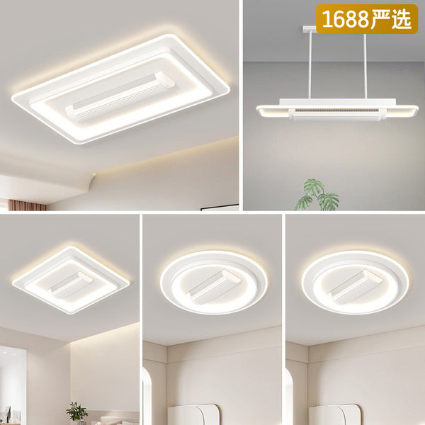 [Strict Selection] Ceiling Light Whole House Combination Lighting Package Modern Simple Rectangle Hall Ceiling Fan Light
